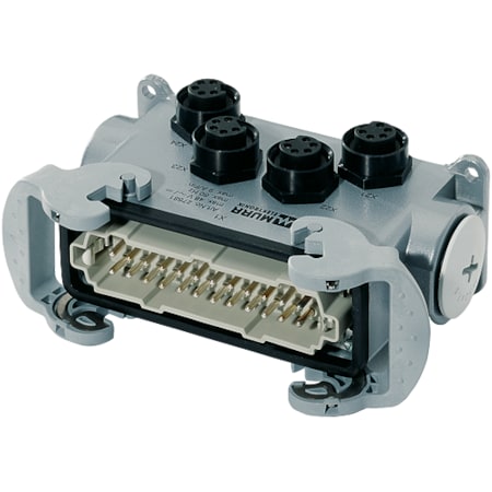 Murrelektronik POWER DISTRIBUTOR PD4 7/8'' 5 POLE, 24+E male to 4 x 7/8'' 5-pole female 27681